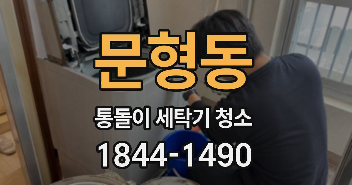 문형동 통돌이 세탁기 청소