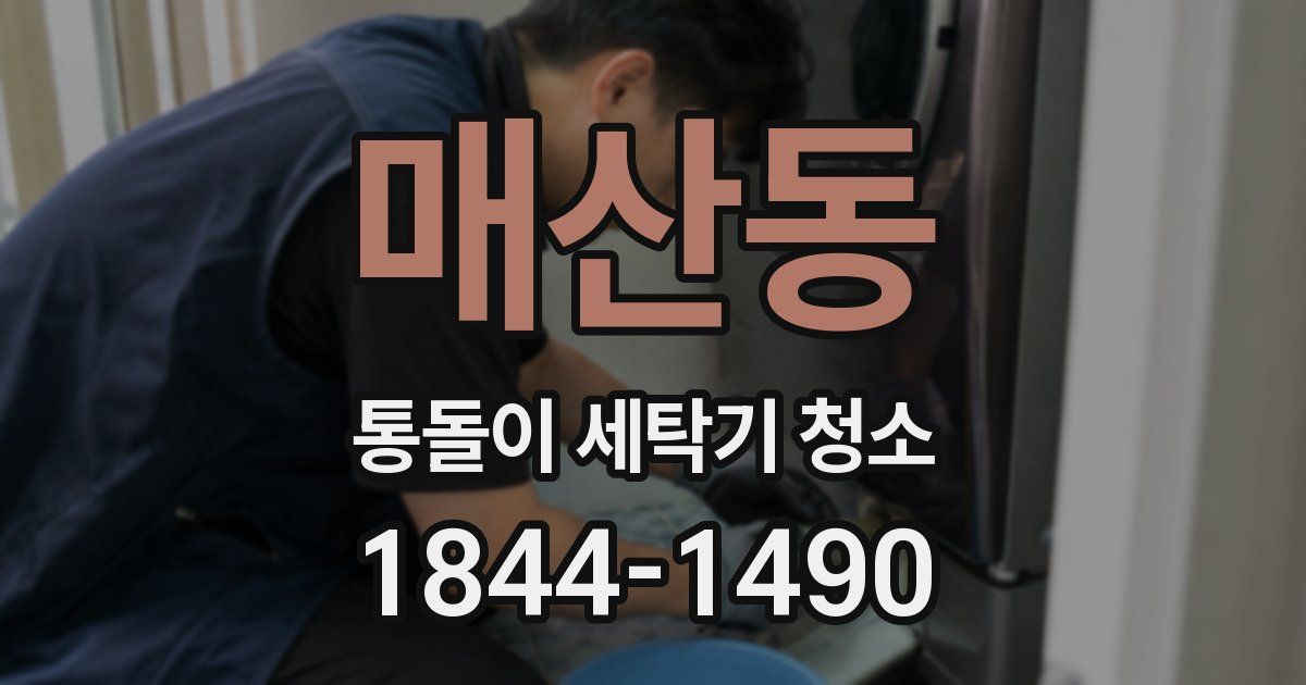 매산동 통돌이 세탁기 청소
