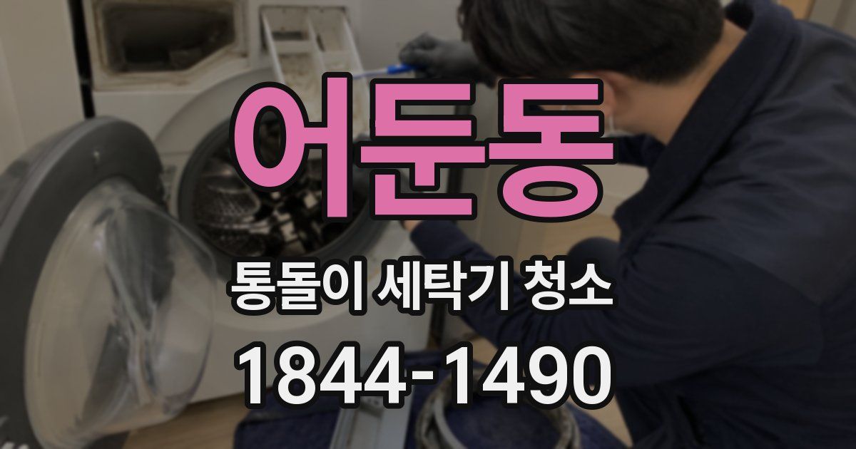 어둔동 통돌이 세탁기 청소