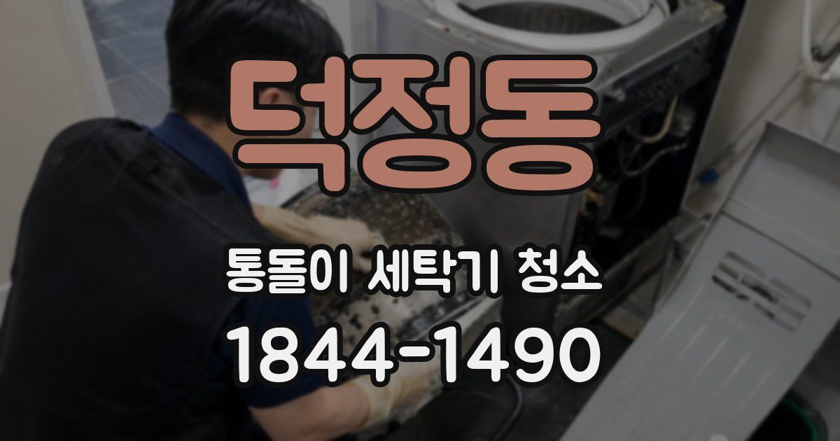 덕정동 통돌이 세탁기 청소