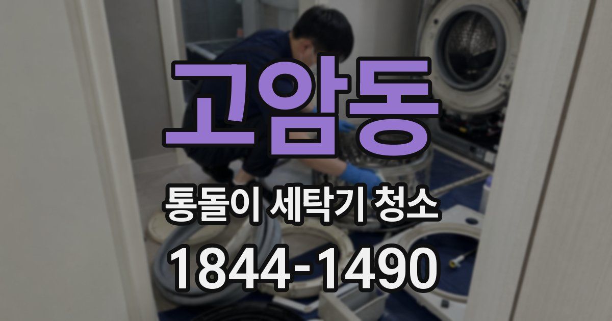 고암동 통돌이 세탁기 청소