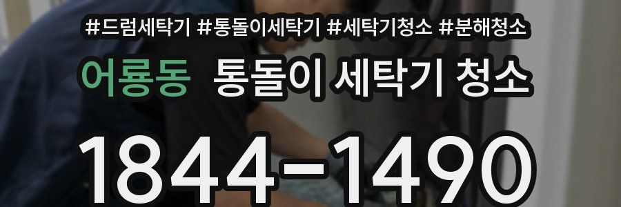 어룡동 통돌이 세탁기 청소
