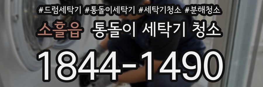 소흘읍 통돌이 세탁기 청소