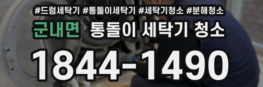 군내면 통돌이 세탁기 청소