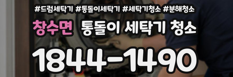 창수면 통돌이 세탁기 청소