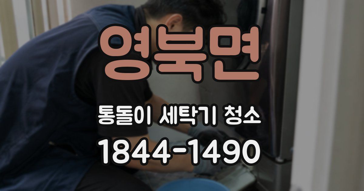 영북면 통돌이 세탁기 청소
