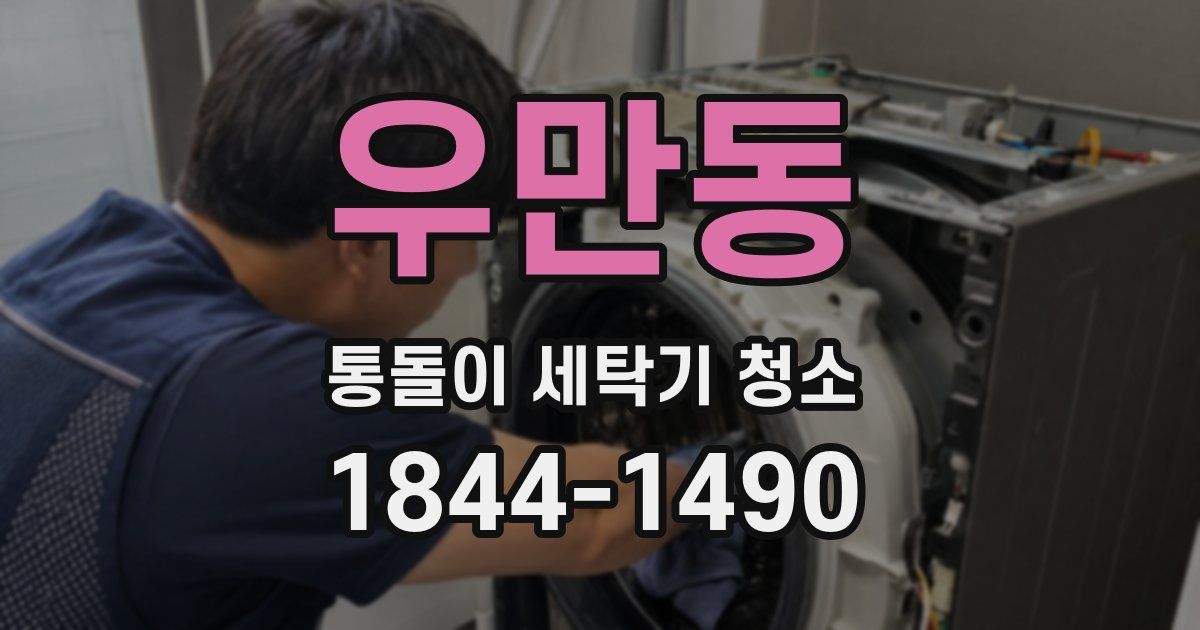 우만동 통돌이 세탁기 청소