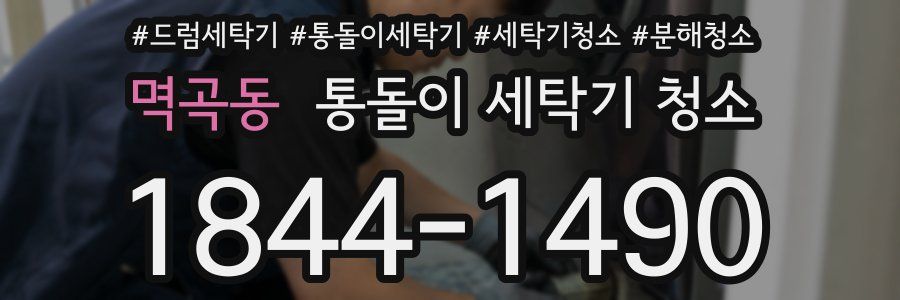 멱곡동 통돌이 세탁기 청소