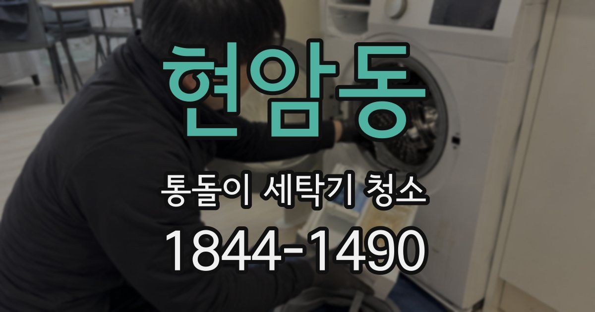 현암동 통돌이 세탁기 청소