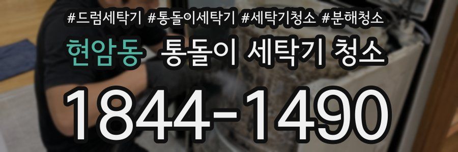 현암동 통돌이 세탁기 청소