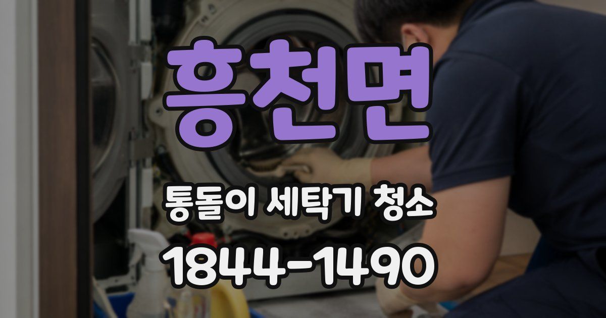 흥천면 통돌이 세탁기 청소