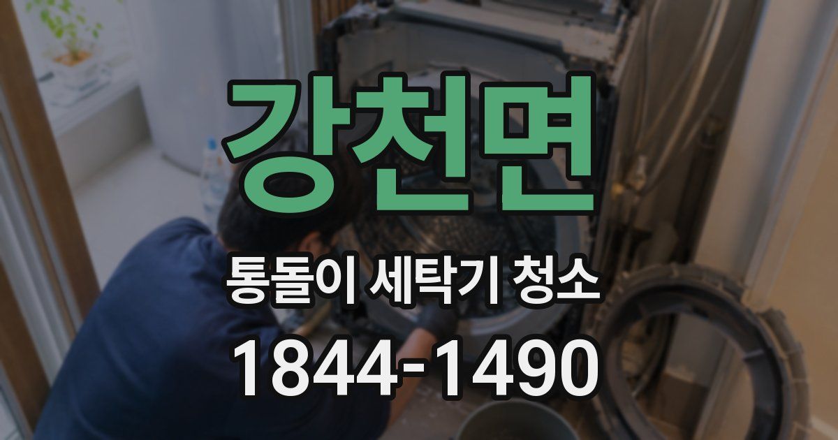 강천면 통돌이 세탁기 청소