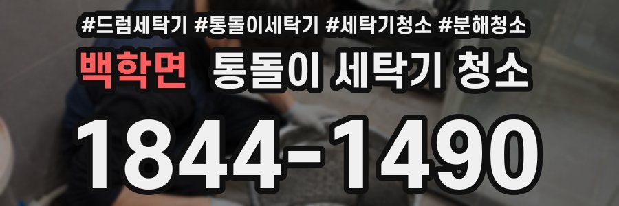 백학면 통돌이 세탁기 청소