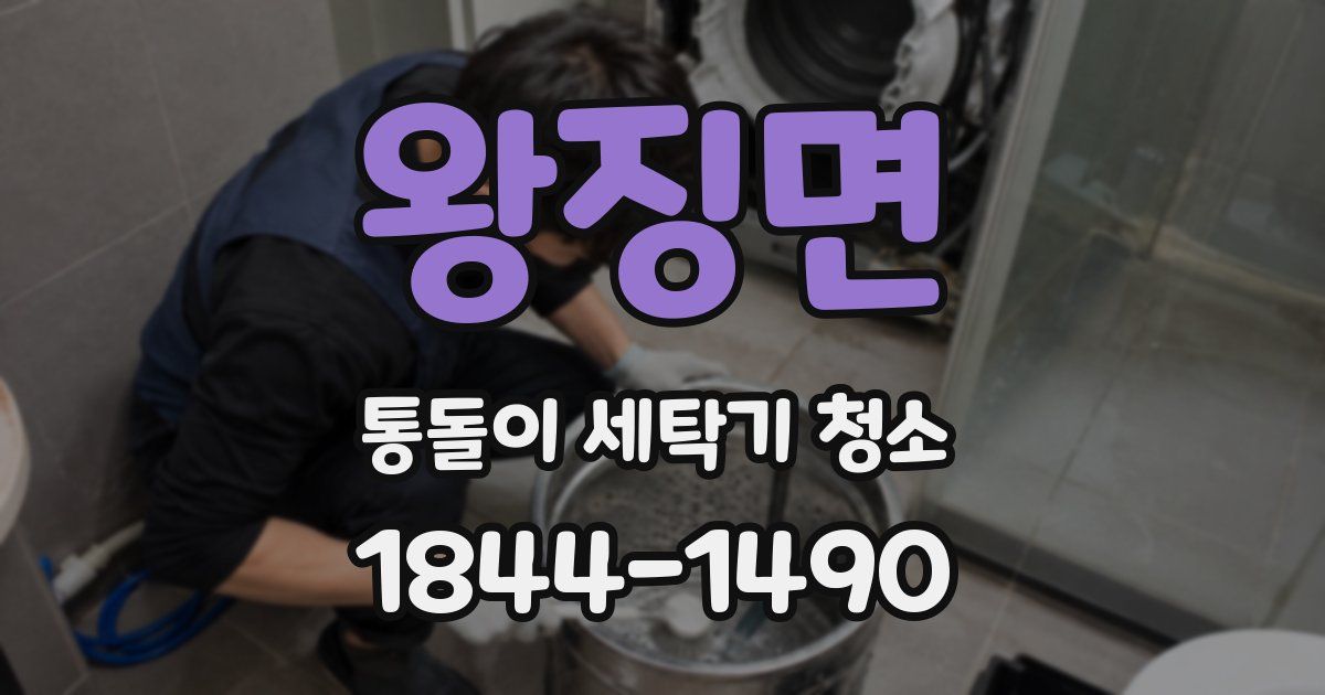 왕징면 통돌이 세탁기 청소