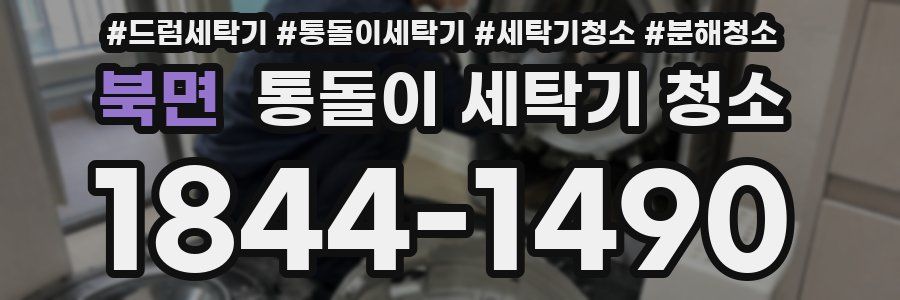 북면 통돌이 세탁기 청소