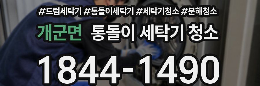 개군면 통돌이 세탁기 청소
