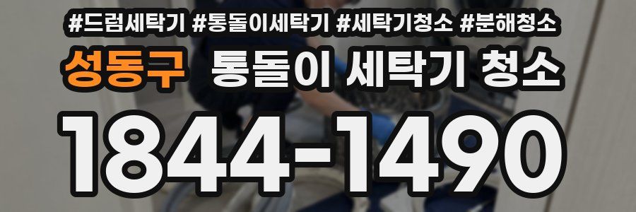 성동구 통돌이 세탁기 청소