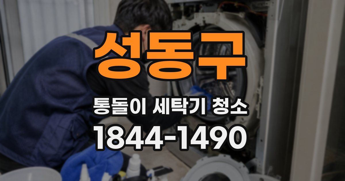 성동구 통돌이 세탁기 청소