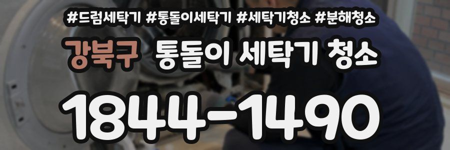 강북구 통돌이 세탁기 청소