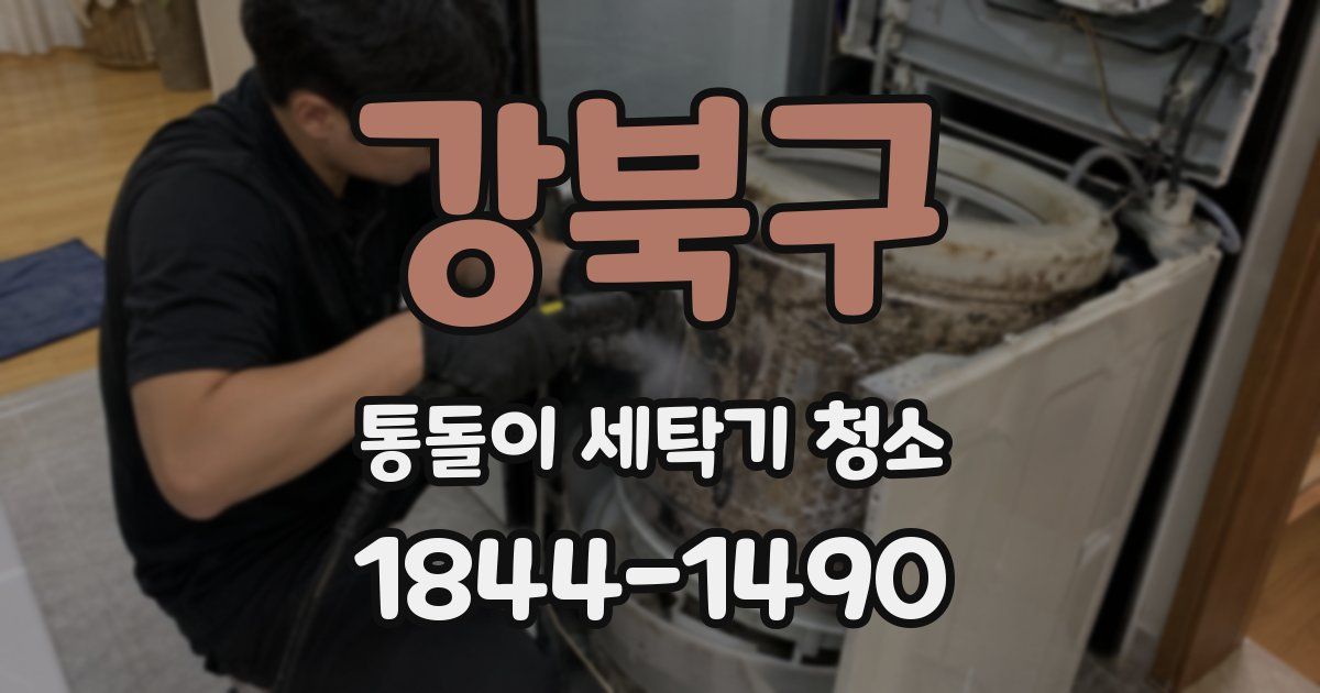 강북구 통돌이 세탁기 청소