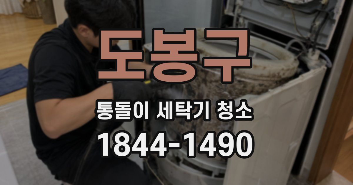 도봉구 통돌이 세탁기 청소