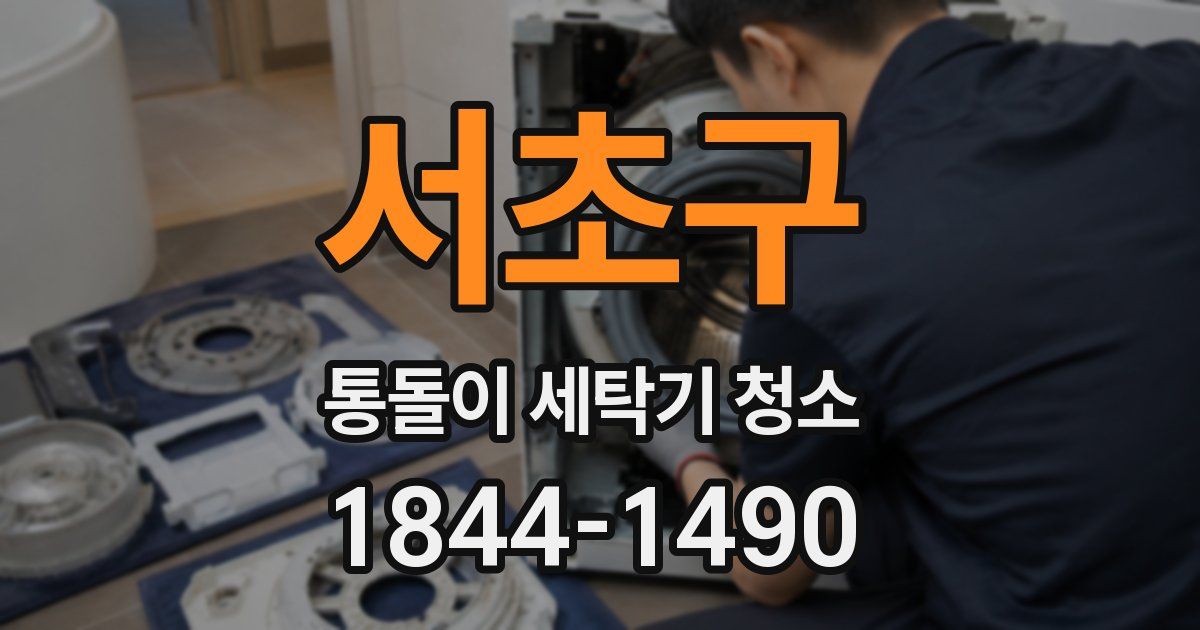 서초구 통돌이 세탁기 청소