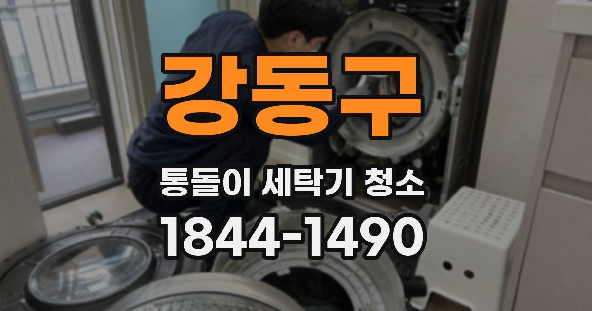 강동구 통돌이 세탁기 청소
