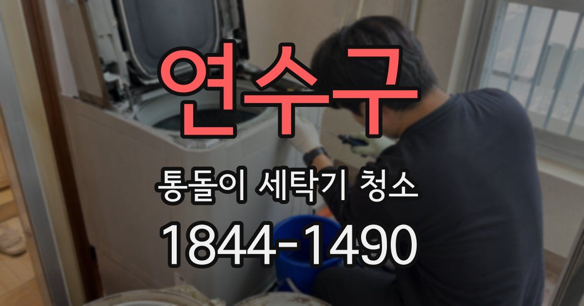 연수구 통돌이 세탁기 청소