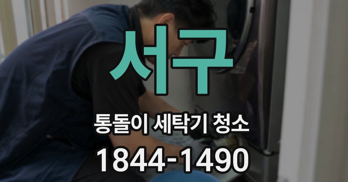 서구 통돌이 세탁기 청소
