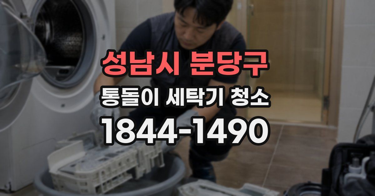 성남시 분당구 통돌이 세탁기 청소