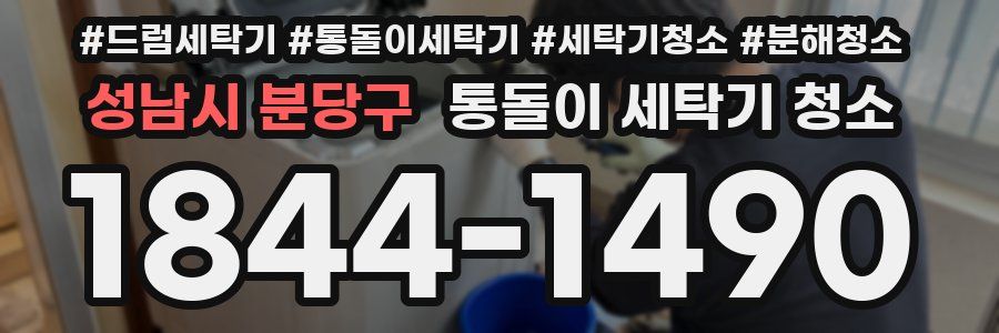 성남시 분당구 통돌이 세탁기 청소