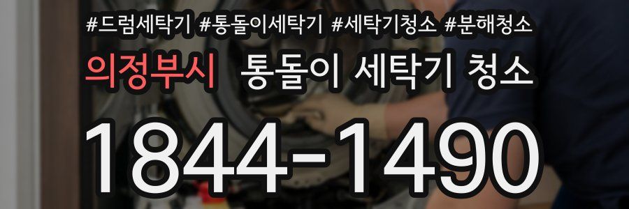 의정부시 통돌이 세탁기 청소