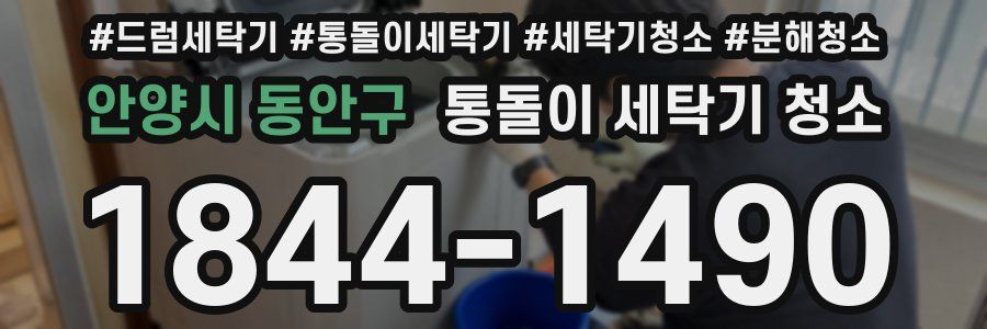 안양시 동안구 통돌이 세탁기 청소