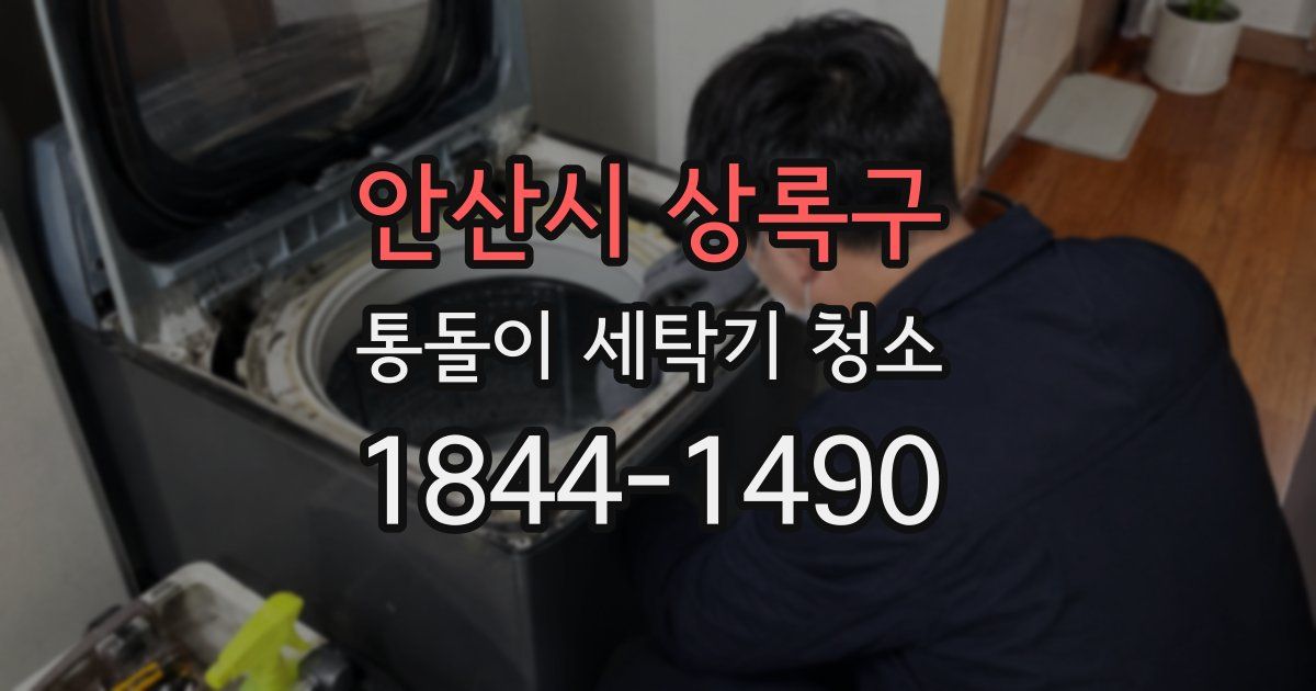 안산시 상록구 통돌이 세탁기 청소