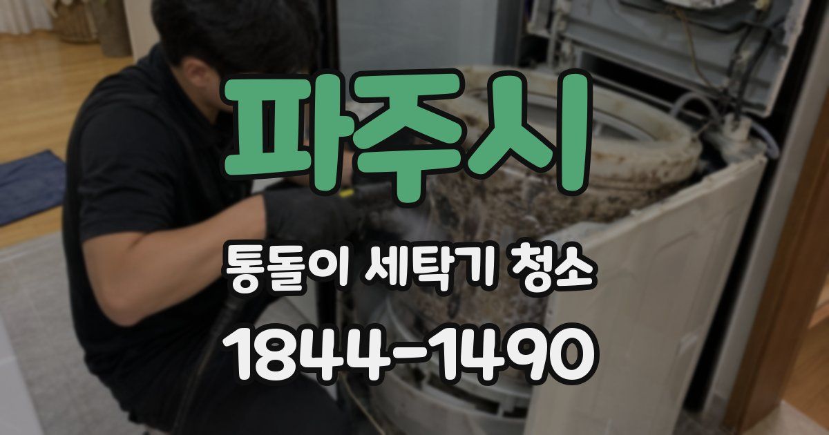 파주시 통돌이 세탁기 청소