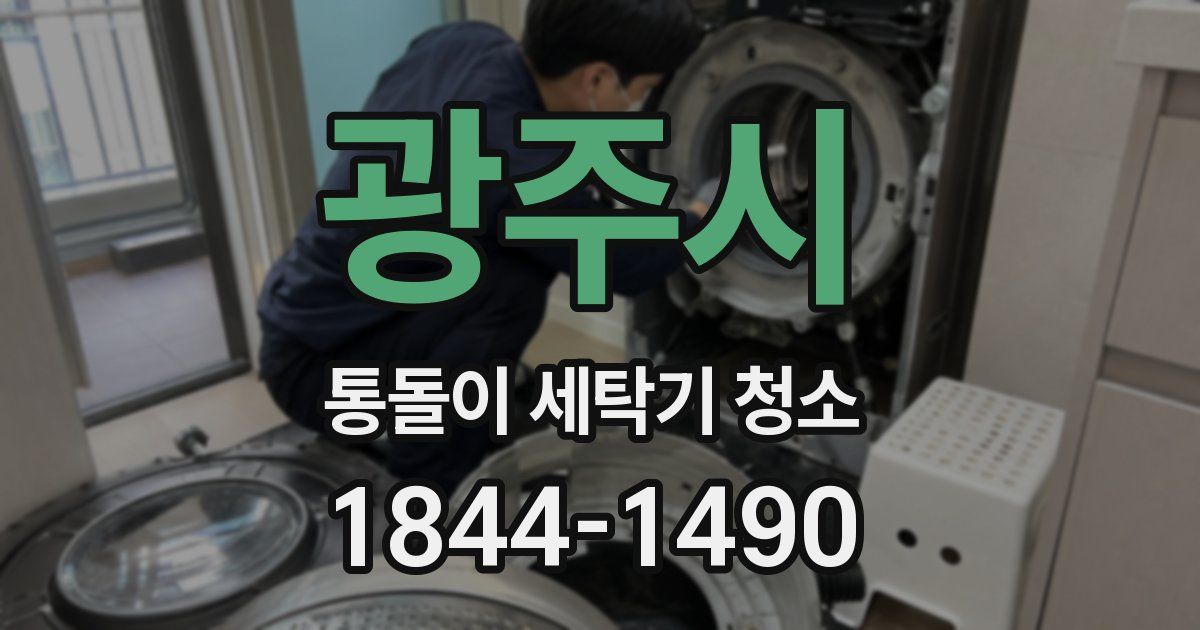 광주시 통돌이 세탁기 청소