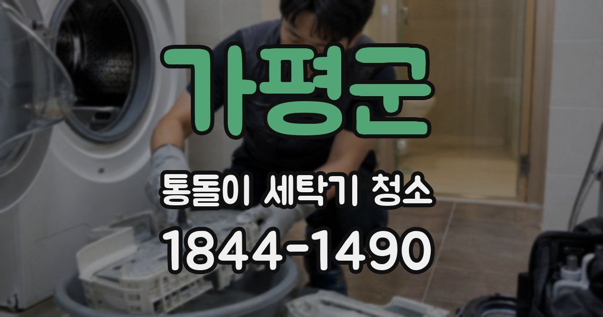 가평군 통돌이 세탁기 청소