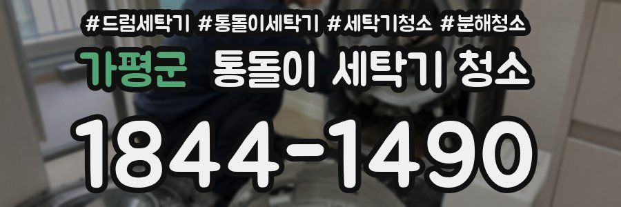 가평군 통돌이 세탁기 청소
