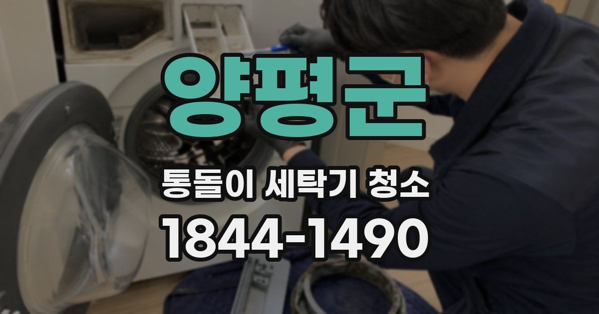 양평군 통돌이 세탁기 청소