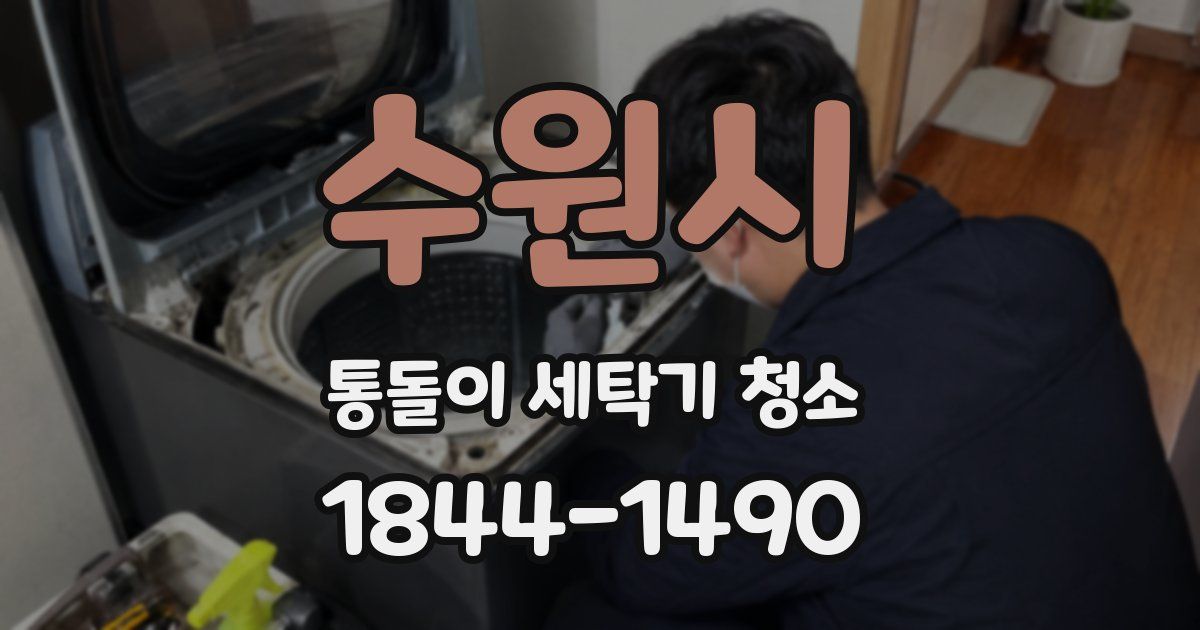 수원시 통돌이 세탁기 청소