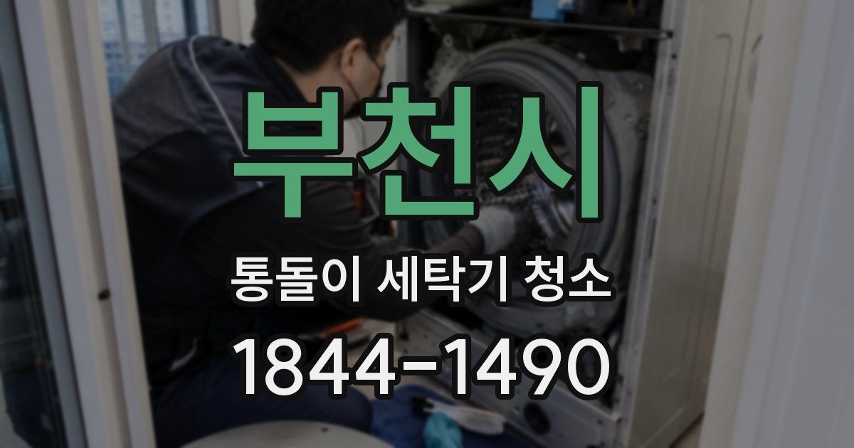 부천시 통돌이 세탁기 청소