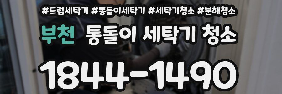 부천 통돌이 세탁기 청소