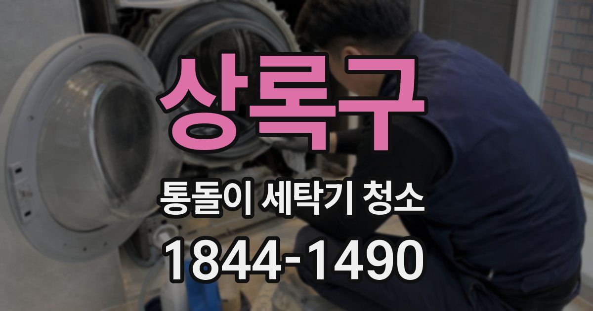 상록구 통돌이 세탁기 청소
