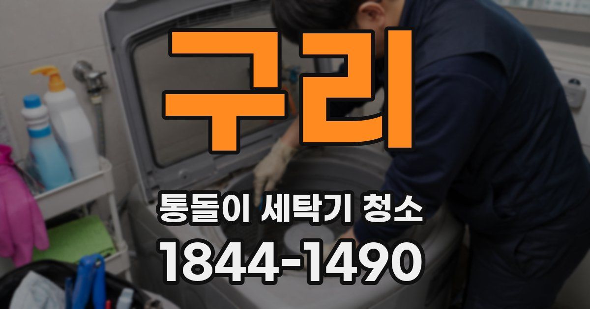 구리 통돌이 세탁기 청소