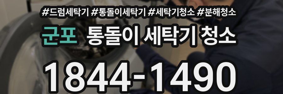 군포 통돌이 세탁기 청소