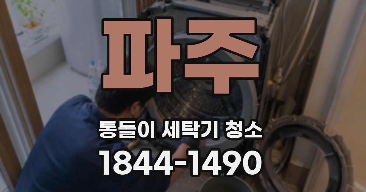파주 통돌이 세탁기 청소
