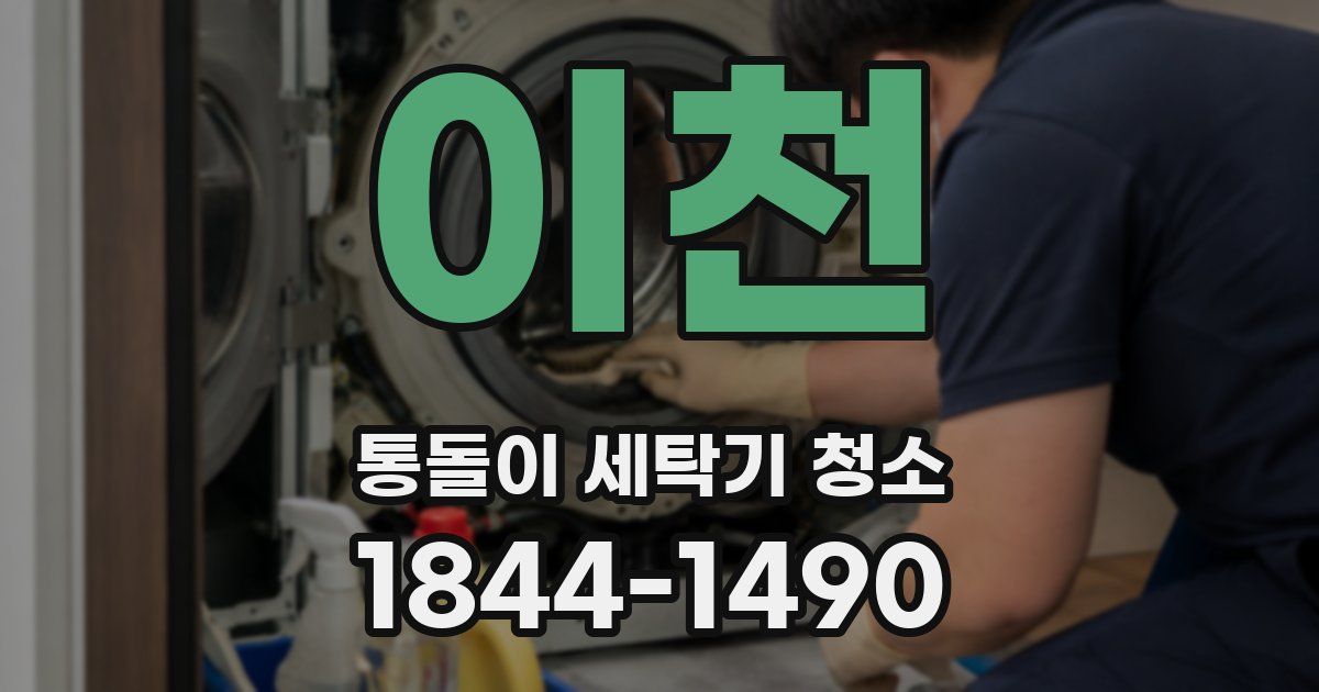 이천 통돌이 세탁기 청소
