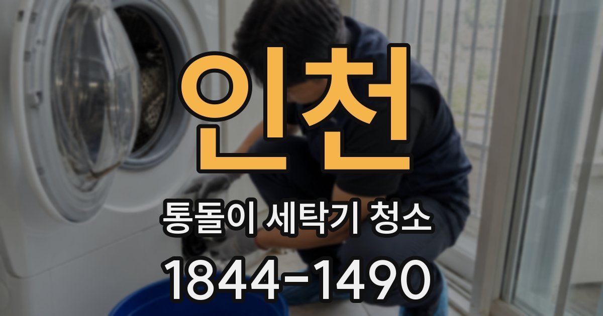 인천 통돌이 세탁기 청소