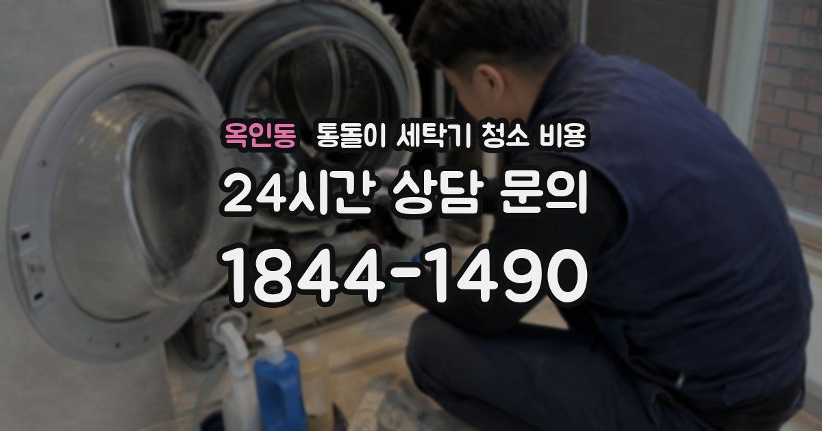 옥인동 통돌이 세탁기 청소 비용