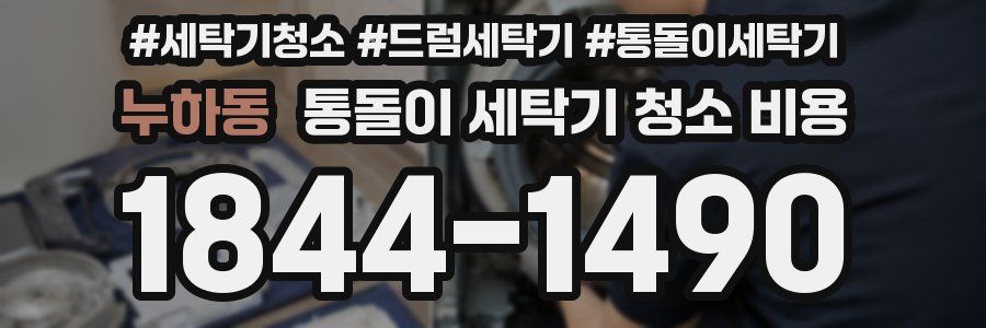 누하동 통돌이 세탁기 청소 비용